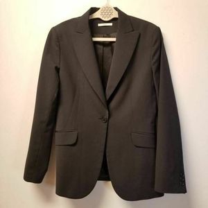 Satch Suit Jacket Gray Pinstripe Long Sleeve 8